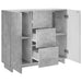 Bufet Gri Beton 85,5 x 31 x 75 cm Lemn prelucrat - WALTI WALTI