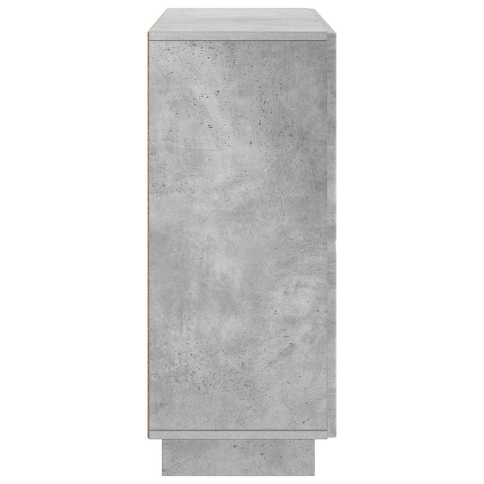 Bufet Gri Beton 85,5 x 31 x 75 cm Lemn prelucrat - WALTI WALTI