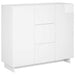 Bufet Alb foarte lucios 85,5 x 31 x 75 cm Lemn prelucrat - WALTI WALTI