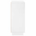 Bufet Alb foarte lucios 85,5 x 31 x 75 cm Lemn prelucrat - WALTI WALTI