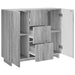 Bufet Sonoma gri 85,5 x 31 x 75 cm Lemn prelucrat - WALTI WALTI