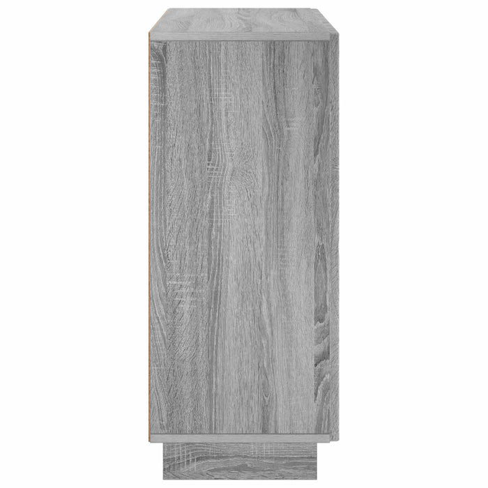 Bufet Sonoma gri 85,5 x 31 x 75 cm Lemn prelucrat - WALTI WALTI