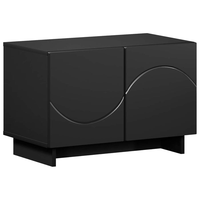 Suport TV 60 x 34.5 x 40 cm Negru Lemn prelucrat WALTI
