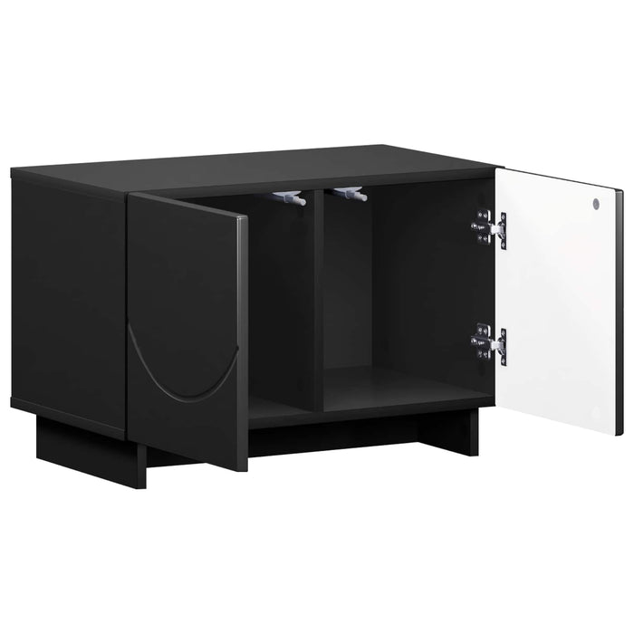 Suport TV 60 x 34.5 x 40 cm Negru Lemn prelucrat WALTI