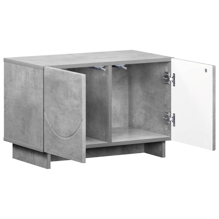 Suport TV 60 x 34.5 x 40 cm Gri Beton Lemn prelucrat WALTI
