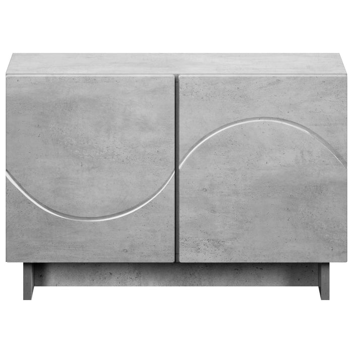Suport TV 60 x 34.5 x 40 cm Gri Beton Lemn prelucrat WALTI