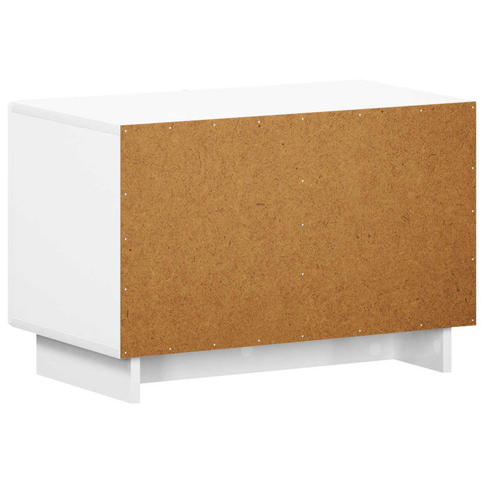 Suport TV 60 x 34.5 x 40 cm Alb foarte lucios Lemn prelucrat WALTI