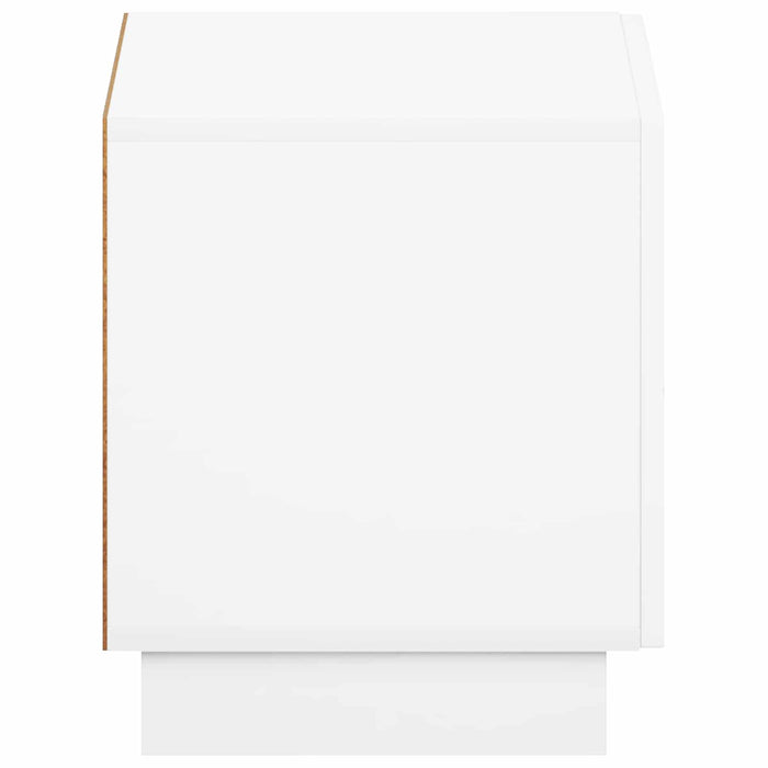 Suport TV 60 x 34.5 x 40 cm Alb foarte lucios Lemn prelucrat WALTI