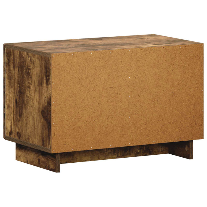 Suport TV 60 x 34.5 x 40 cm Stejar fumuriu Lemn prelucrat WALTI