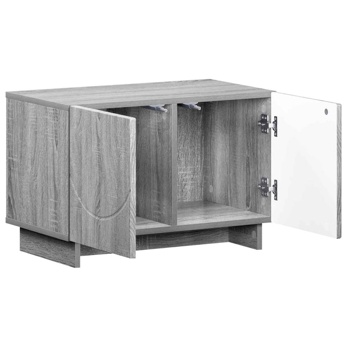 Suport TV 60 x 34.5 x 40 cm Sonoma gri Lemn prelucrat WALTI