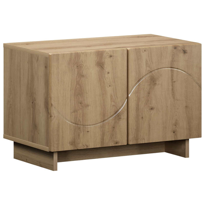 Suport TV 60 x 34.5 x 40 cm Stejar Artizanal Lemn prelucrat WALTI