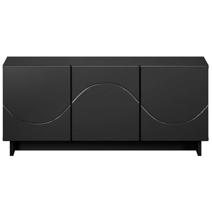 Suport TV 90 x 34.5 x 40 cm Negru Lemn prelucrat WALTI