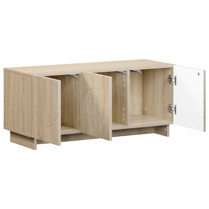 Suport TV 90 x 34.5 x 40 cm Stejar Sonoma Lemn prelucrat WALTI