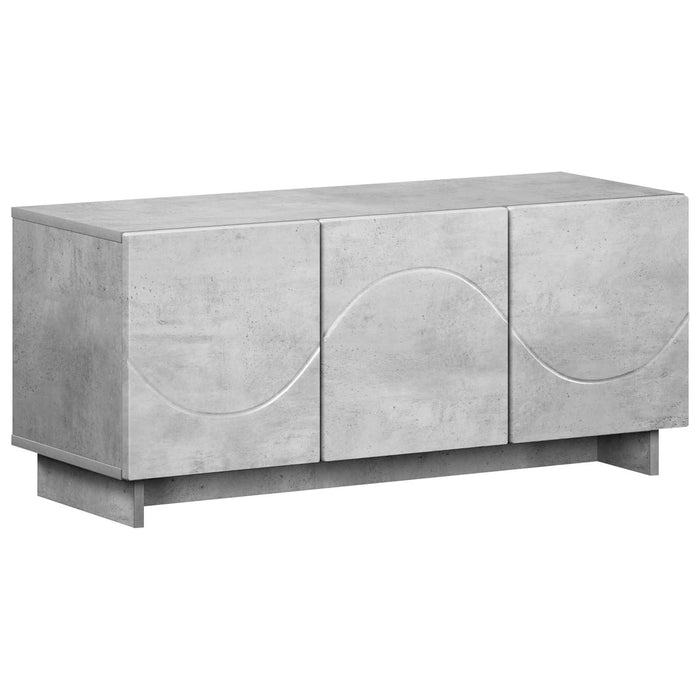 Suport TV 90 x 34.5 x 40 cm Gri Beton Lemn prelucrat WALTI