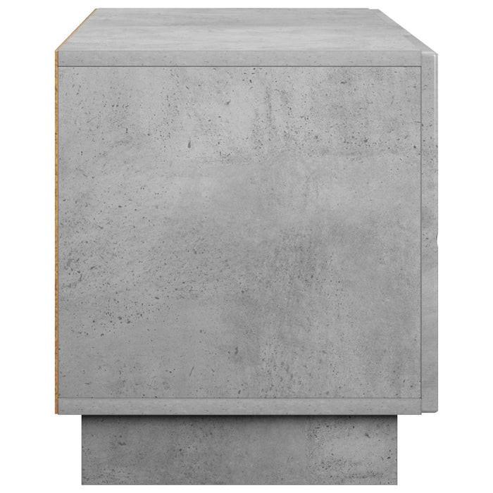 Suport TV 90 x 34.5 x 40 cm Gri Beton Lemn prelucrat WALTI