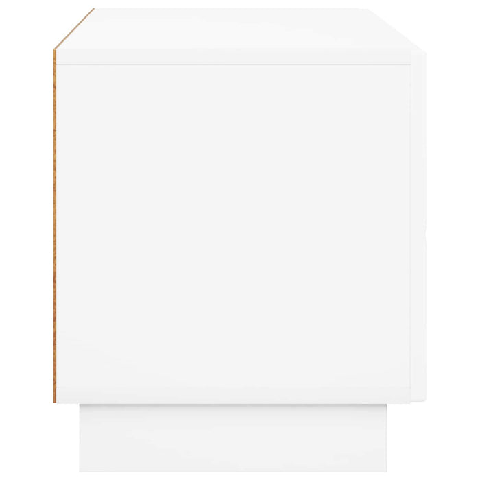 Suport TV 90 x 34.5 x 40 cm Alb foarte lucios Lemn prelucrat WALTI
