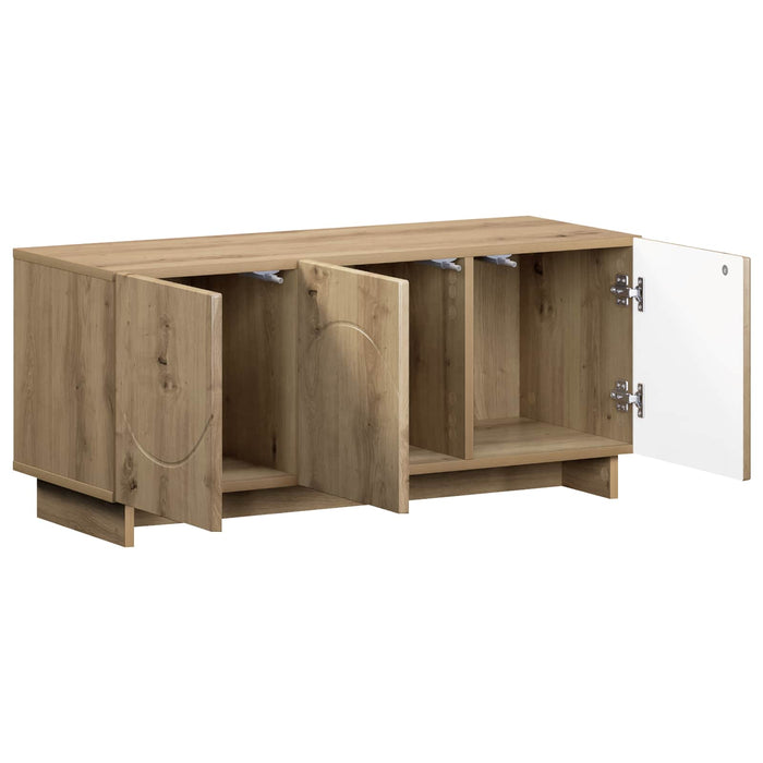 Suport TV 90 x 34.5 x 40 cm Stejar Artizanal Lemn prelucrat WALTI