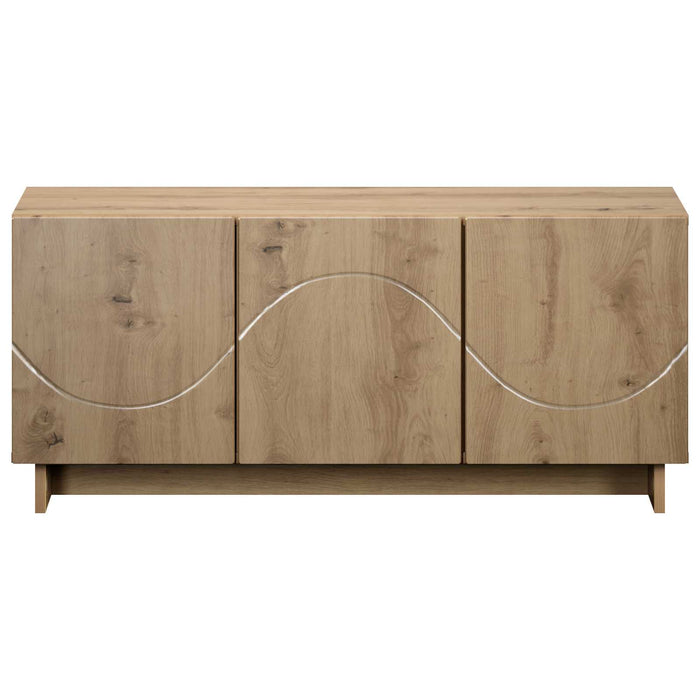Suport TV 90 x 34.5 x 40 cm Stejar Artizanal Lemn prelucrat WALTI