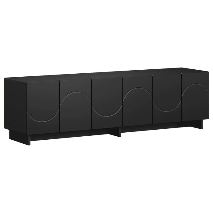Suport TV 140 x 34,5 x 40 cm Negru Lemn prelucrat WALTI