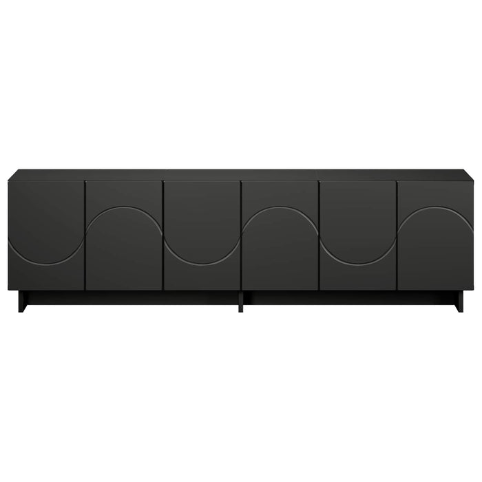 Suport TV 140 x 34,5 x 40 cm Negru Lemn prelucrat WALTI