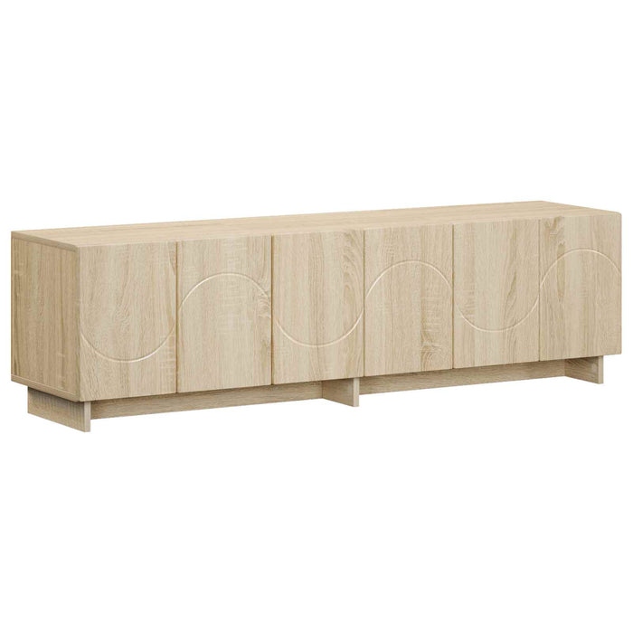Suport TV 140 x 34,5 x 40 cm Stejar Sonoma Lemn prelucrat WALTI