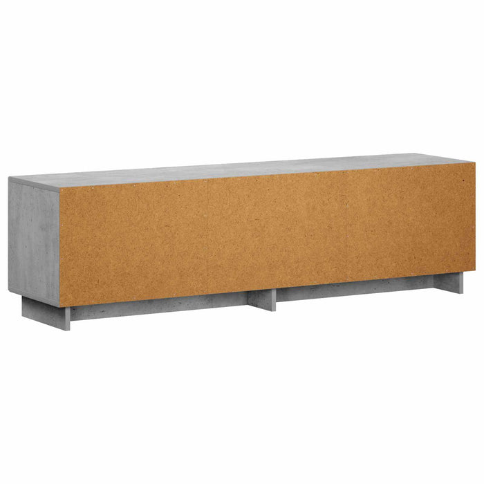 Suport TV 140 x 34,5 x 40 cm Gri Beton Lemn prelucrat WALTI