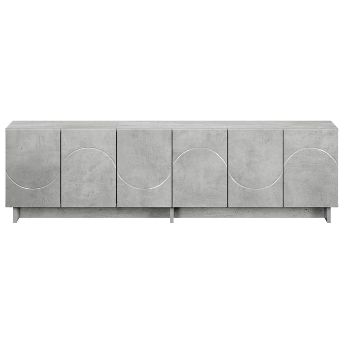 Suport TV 140 x 34,5 x 40 cm Gri Beton Lemn prelucrat WALTI