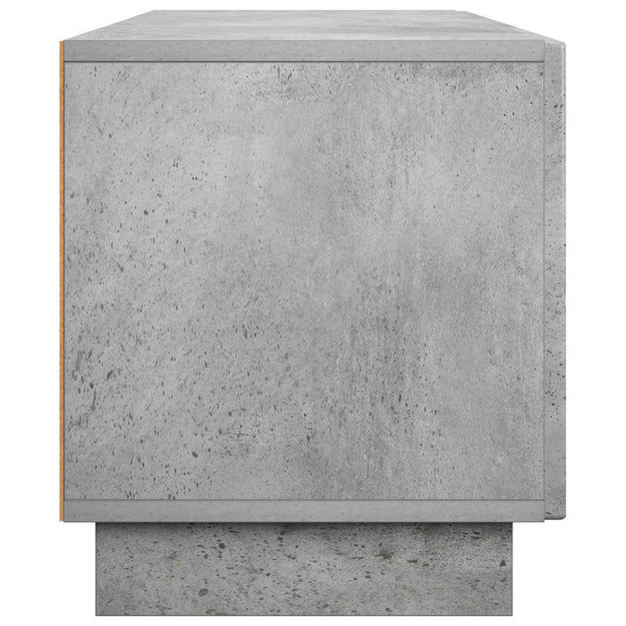 Suport TV 140 x 34,5 x 40 cm Gri Beton Lemn prelucrat WALTI