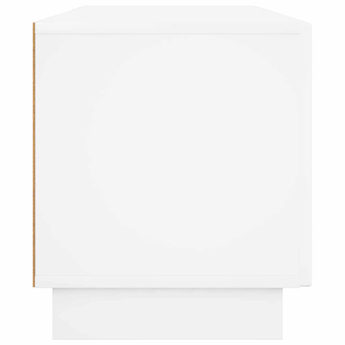 Suport TV 140 x 34,5 x 40 cm Alb foarte lucios Lemn prelucrat WALTI