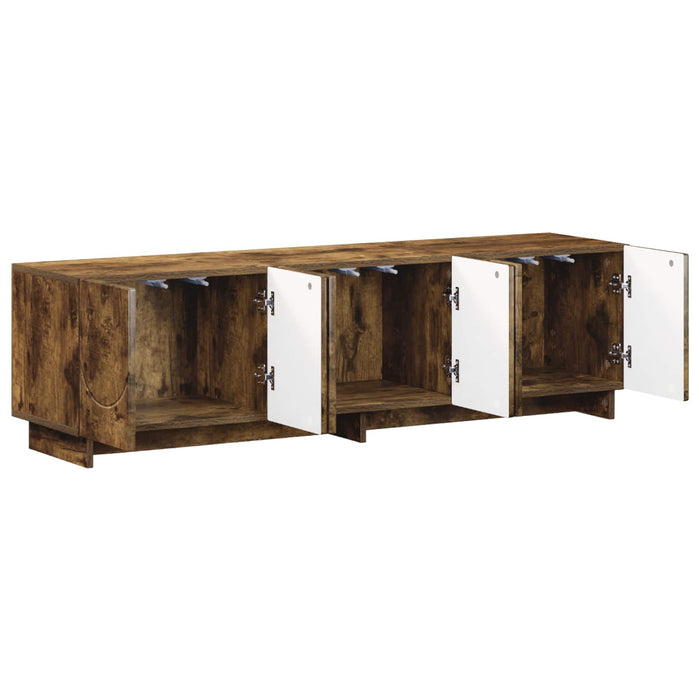 Suport TV 140 x 34,5 x 40 cm Stejar fumuriu Lemn prelucrat WALTI
