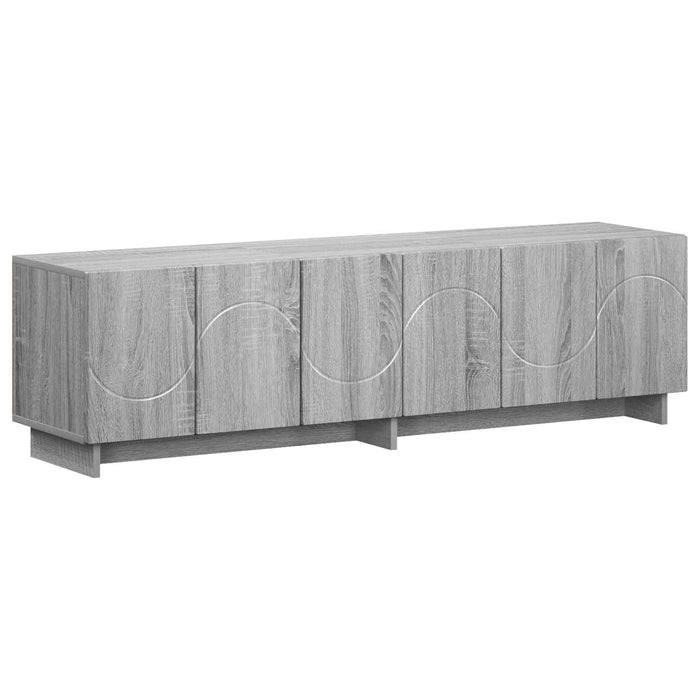 Suport TV 140 x 34,5 x 40 cm Sonoma gri Lemn prelucrat WALTI