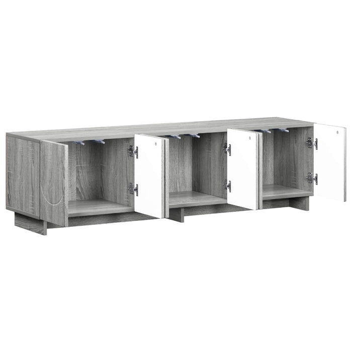 Suport TV 140 x 34,5 x 40 cm Sonoma gri Lemn prelucrat WALTI