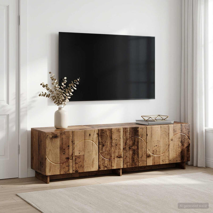 Suport TV 140 x 34,5 x 40 cm Lemn vechi Lemn prelucrat WALTI