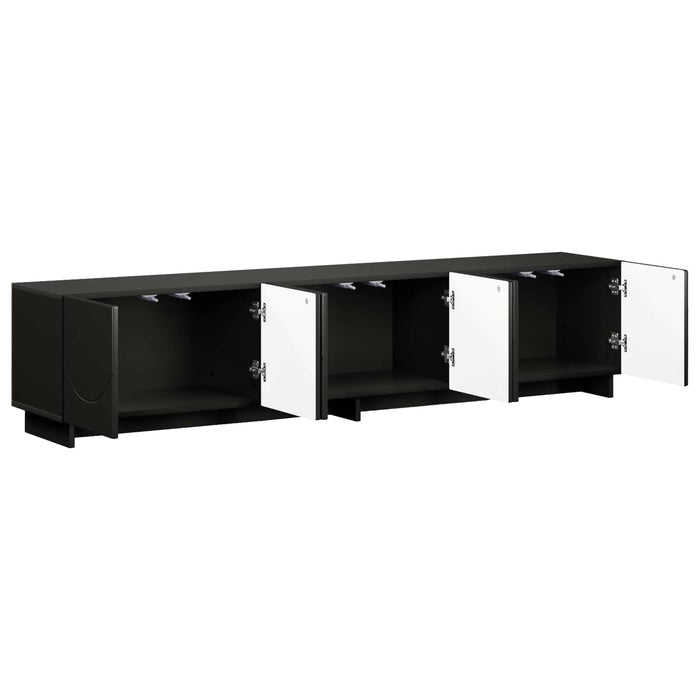 Suport TV 179.5 x 34.5 x 40 cm Negru Lemn prelucrat WALTI