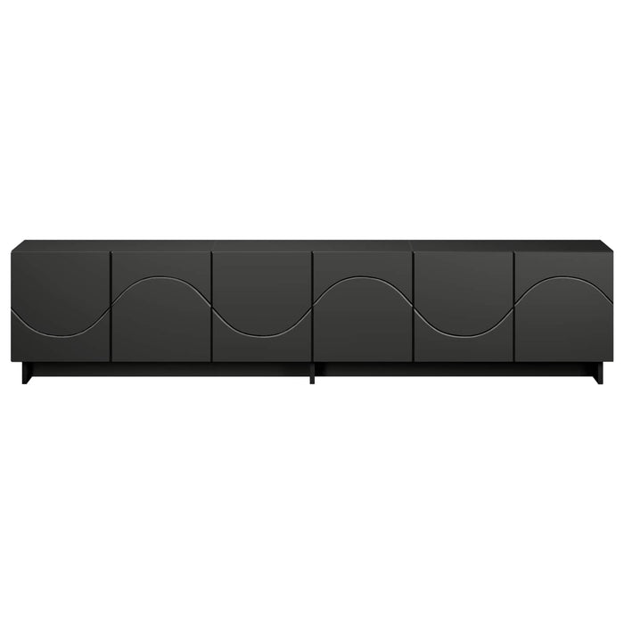Suport TV 179.5 x 34.5 x 40 cm Negru Lemn prelucrat WALTI
