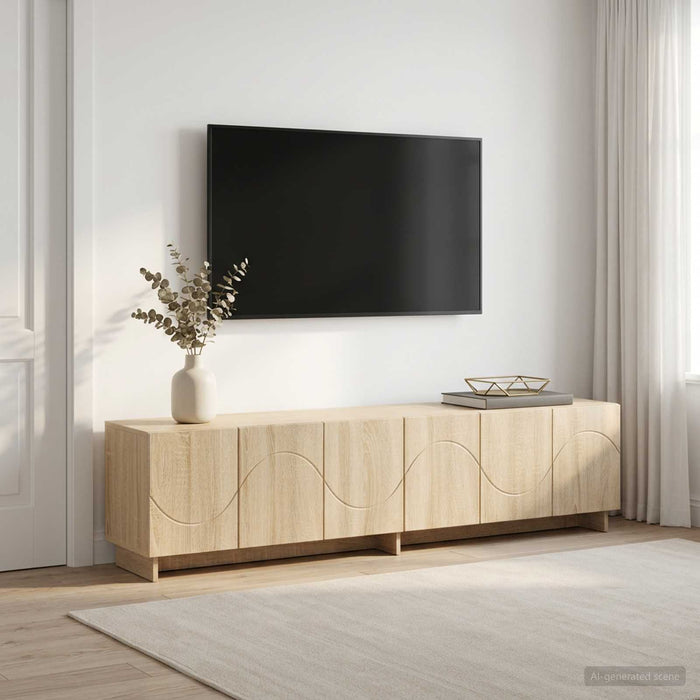 Suport TV 179.5 x 34.5 x 40 cm Stejar Sonoma Lemn prelucrat WALTI