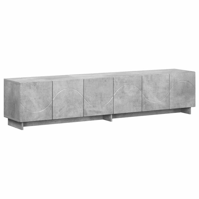 Suport TV 179.5 x 34.5 x 40 cm Gri Beton Lemn prelucrat WALTI