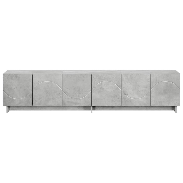 Suport TV 179.5 x 34.5 x 40 cm Gri Beton Lemn prelucrat WALTI