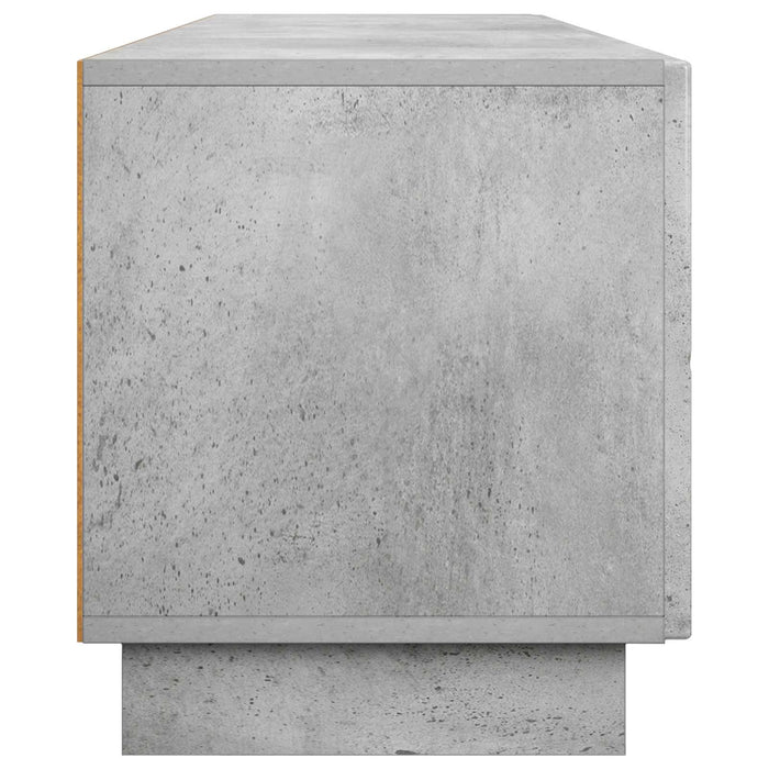 Suport TV 179.5 x 34.5 x 40 cm Gri Beton Lemn prelucrat WALTI