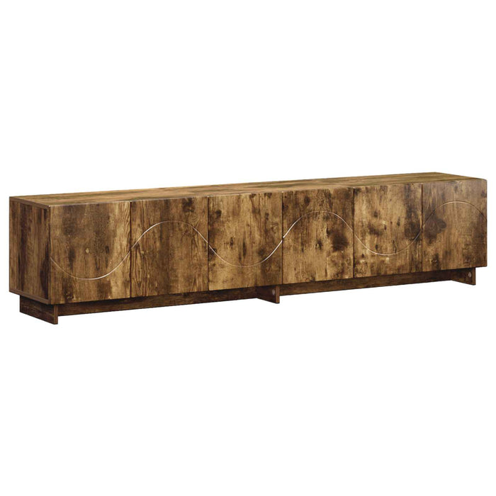 Suport TV 179.5 x 34.5 x 40 cm Stejar fumuriu Lemn prelucrat WALTI