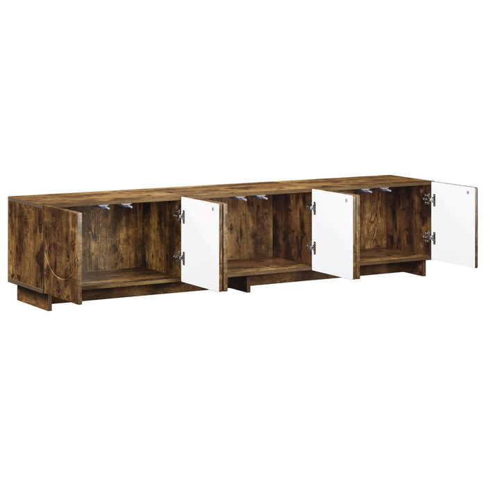 Suport TV 179.5 x 34.5 x 40 cm Stejar fumuriu Lemn prelucrat WALTI