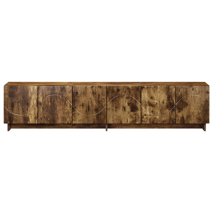Suport TV 179.5 x 34.5 x 40 cm Stejar fumuriu Lemn prelucrat WALTI