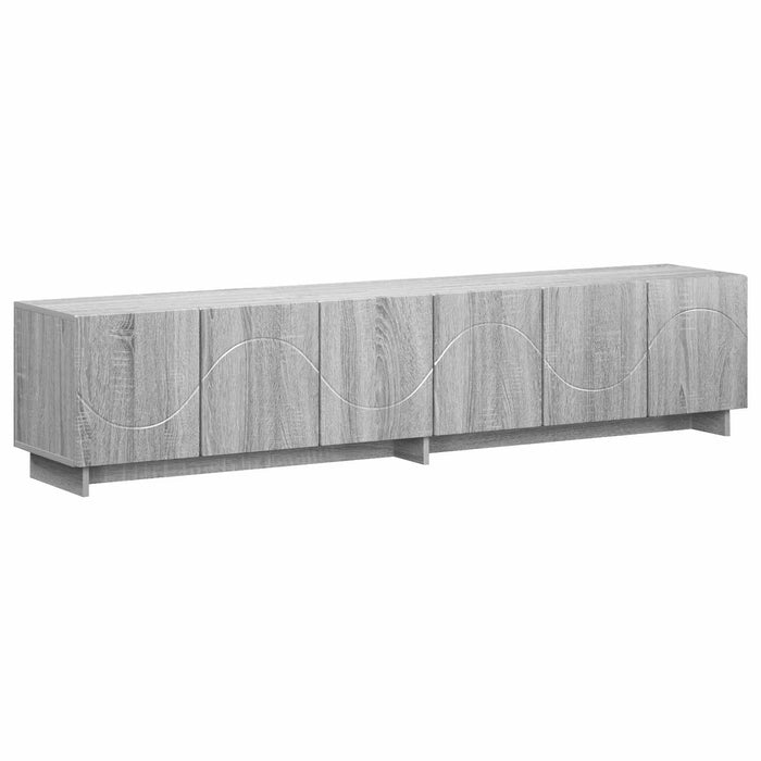 Suport TV 179.5 x 34.5 x 40 cm Sonoma gri Lemn prelucrat WALTI