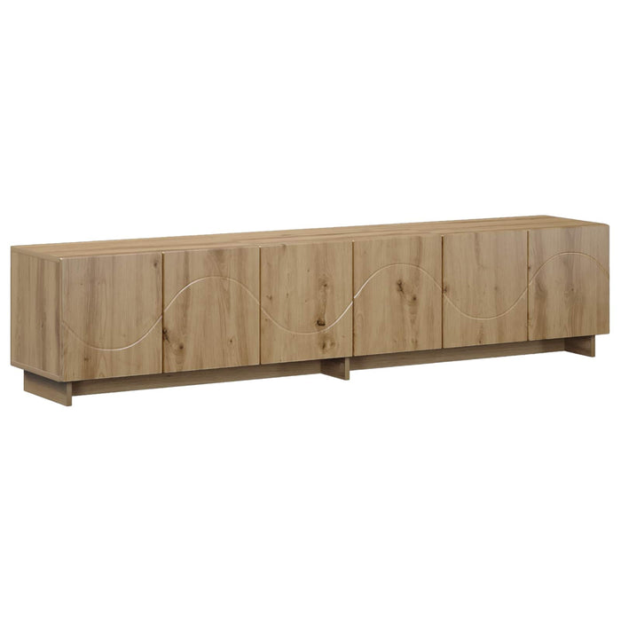 Suport TV 179.5 x 34.5 x 40 cm Stejar Artizanal Lemn prelucrat WALTI