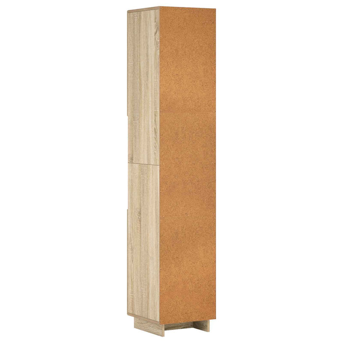 Dulap de baie Stejar Sonoma 36.5 x 38 x 180 cm Lemn prelucrat WALTI