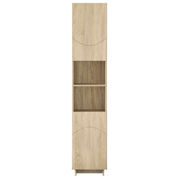 Dulap de baie Stejar Sonoma 36.5 x 38 x 180 cm Lemn prelucrat WALTI