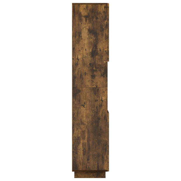 Dulap de baie Stejar fumuriu 36.5 x 38 x 180 cm Lemn prelucrat WALTI