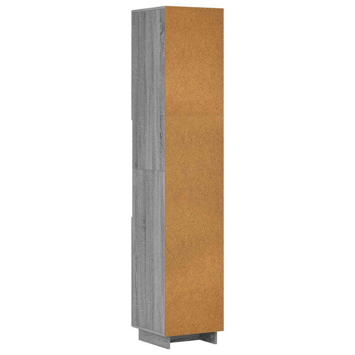 Dulap de baie Sonoma gri 36.5 x 38 x 180 cm Lemn prelucrat WALTI