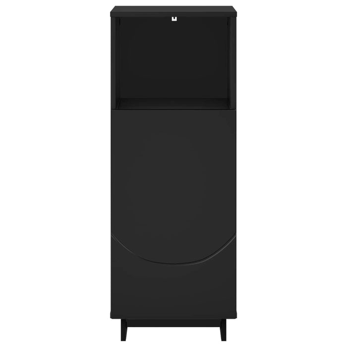 Dulap pentru baie Negru 36,5 x 38 x 95 cm Lemn prelucrat WALTI