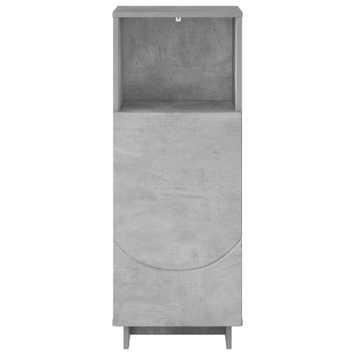 Dulap pentru baie Gri Beton 36,5 x 38 x 95 cm Lemn prelucrat WALTI